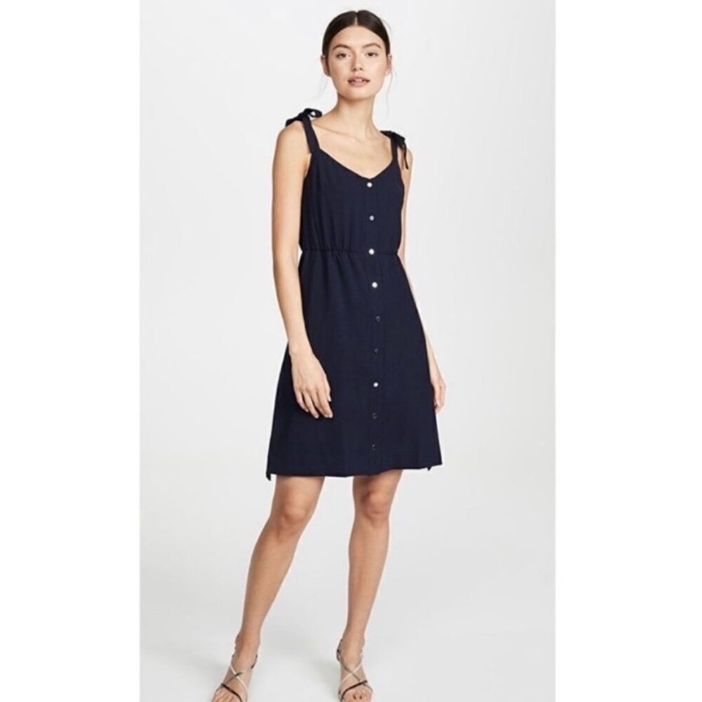 AYR The Daze Summer Dress in Navy Blue